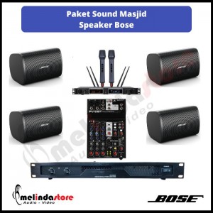Paket Sound System Masjid Indoor Speaker Bose DM3SE | 4 Speaker